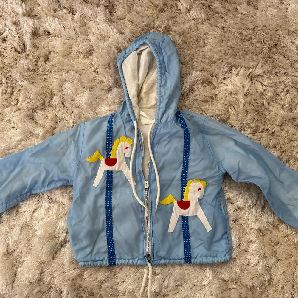Kids Blue Pony Jacket